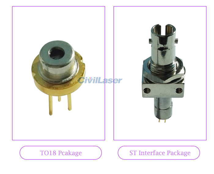 850nm 60mW FP SM Laser diode